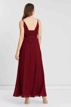 Aries By Alabaster The Label In Deep Burgundy Red