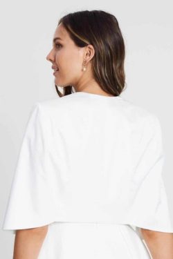 Audrey Cape Jacket By Alabaster The Label In Ivory