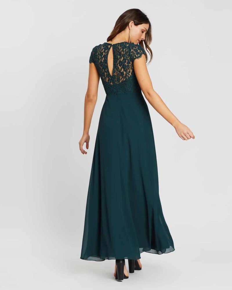 Laced With Romance In Teal Green
