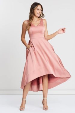 Audrey Dress Blush Pink